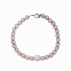 Pulsera bolitas-Plata 925-Piedra ojo de gato y zirconia-PU3026 conpiedra