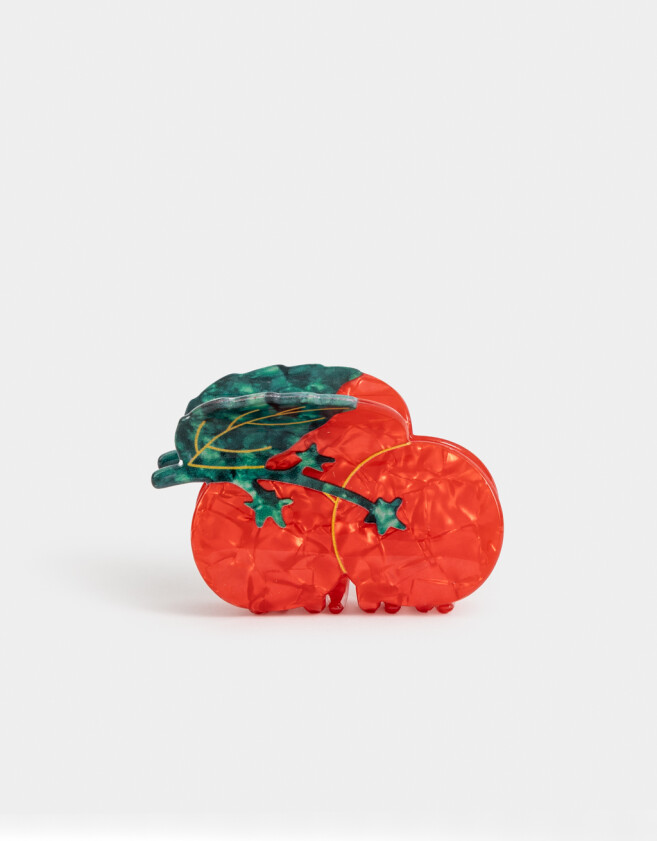 Broche Especiales Broche Acrílico Tomate - Rojo Medio