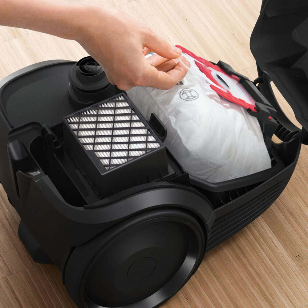ASPIRADORA CON BOLSA BOSCH BOLSA-INTERCAMBIABLE NEGRO BGBS2LB1