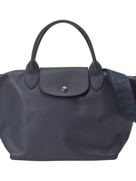 Longchamp -Cartera de cuero, Le pliage Xtra Azul