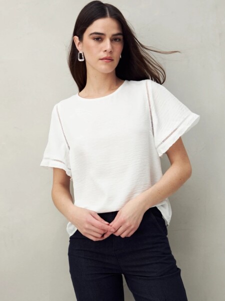 BLUZA D.CASSIN CACTUS BLANCO