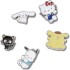 Jibbitz Sanrio HKF Enamel 5 Pack Unisex Multicolor