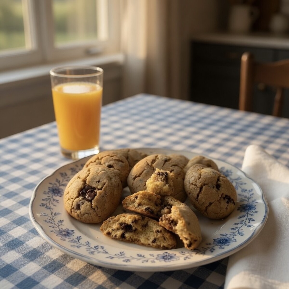 Cookies de Crema de Avellanas con Chocolate 