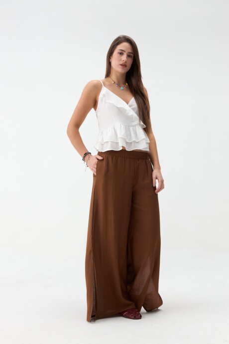 PANTALÓN MIREIA Marrón