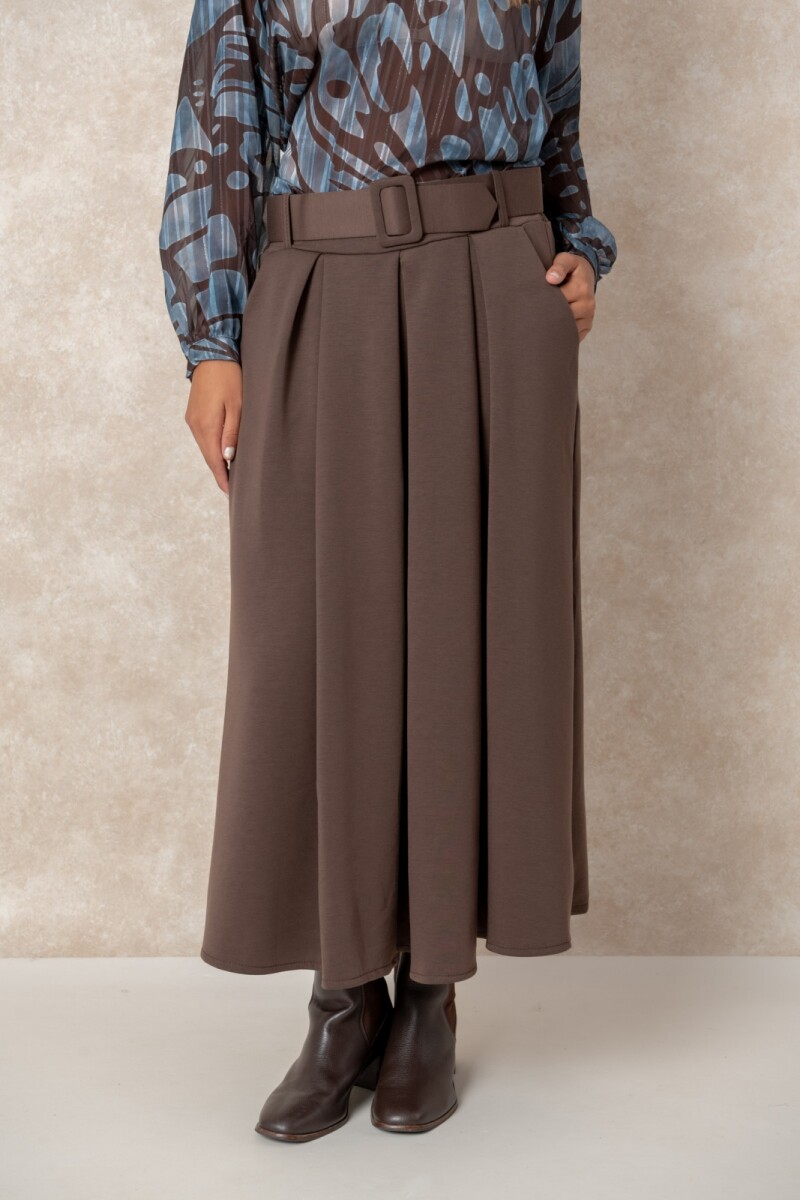 POLLERA CAILIN - Chocolate 