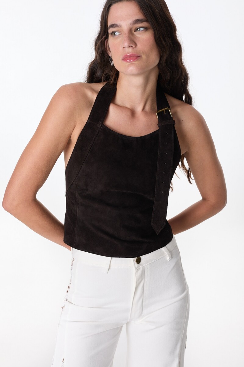 Top Leather Wind Chocolate