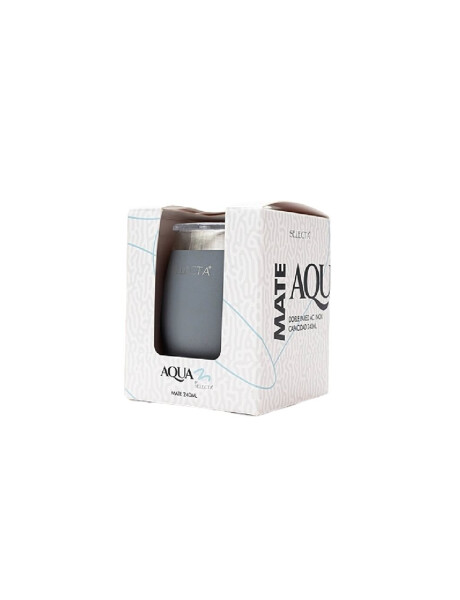 MATE 240ML DOBLE PARED GRIS AQUA MATE 240ML DOBLE PARED GRIS AQUA