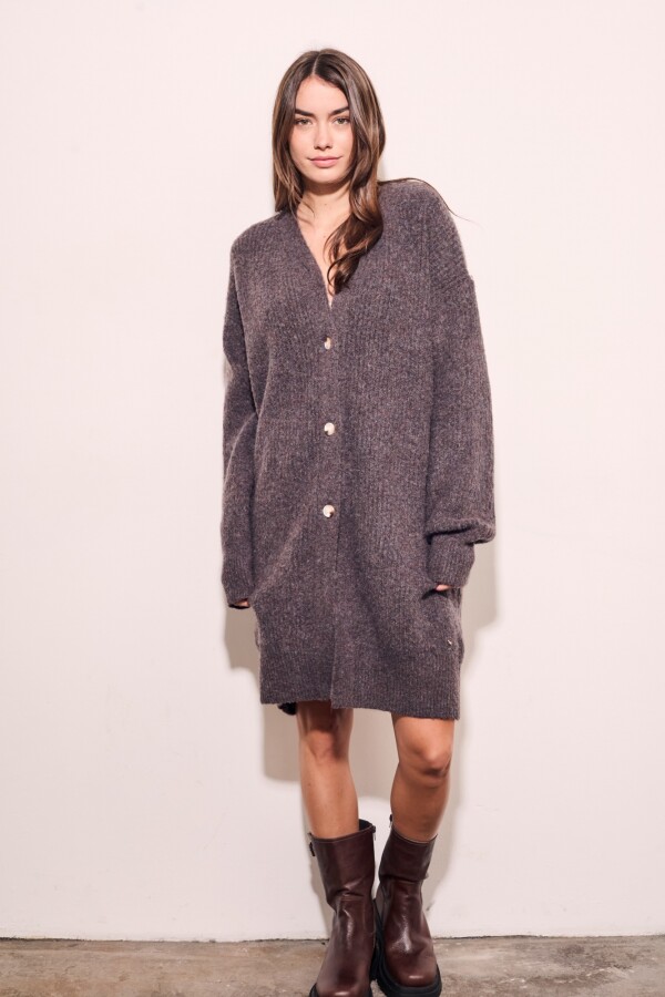 Cardigan Berenjena