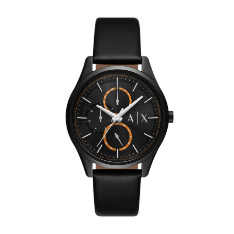 Reloj Armani Exchange Fashion Cuero Negro 0