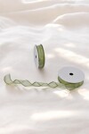 Cinta organza lisa 23 mts - VERDE VERDE