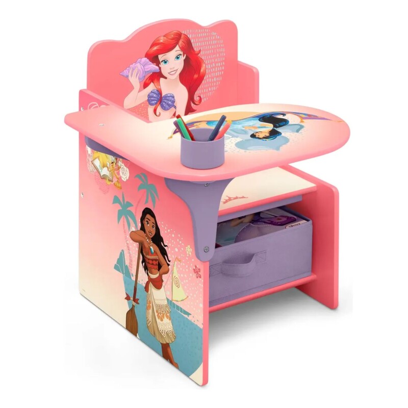 Escritorio infantil Disney con almacenamiento Princesas