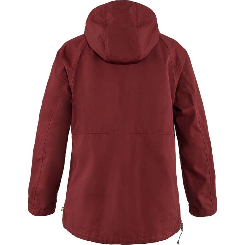 Casaca Fjallraven Vardag Anorak W Mujer Bordeaux Red