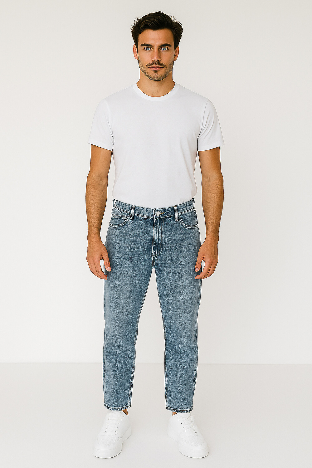 Pantalon Fate Azul Grisaceo