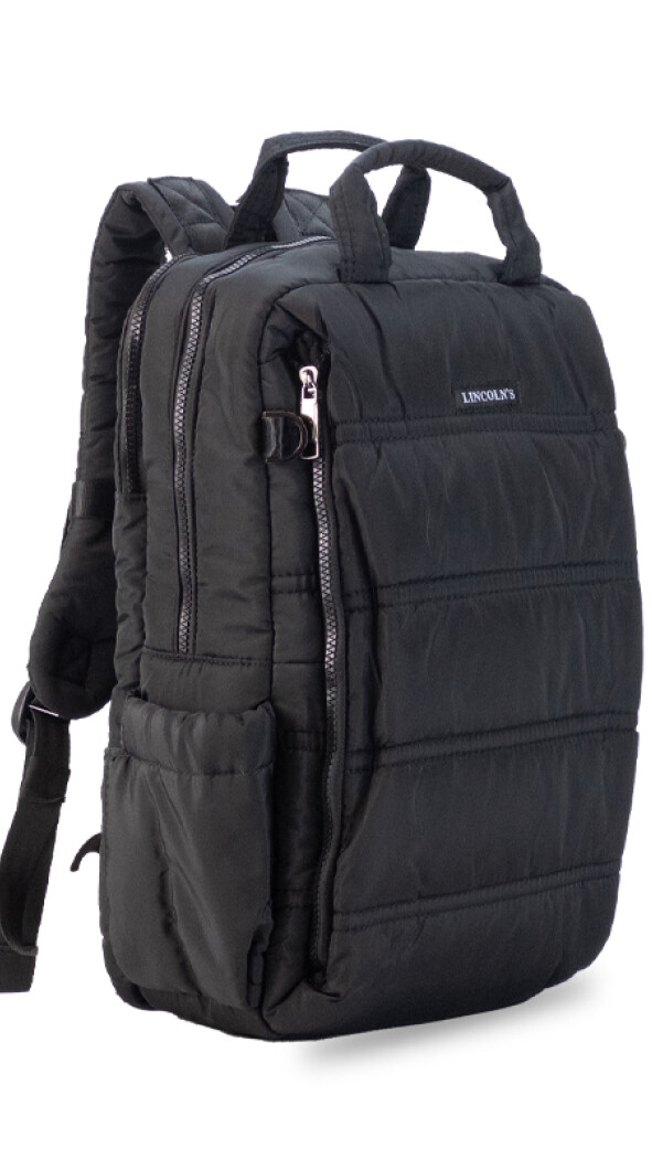 MOCHILA CAPITONEADA PETERSBURGO NEGRO