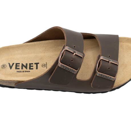 SANDALIAS VENET - CUERO PARIS MARRON