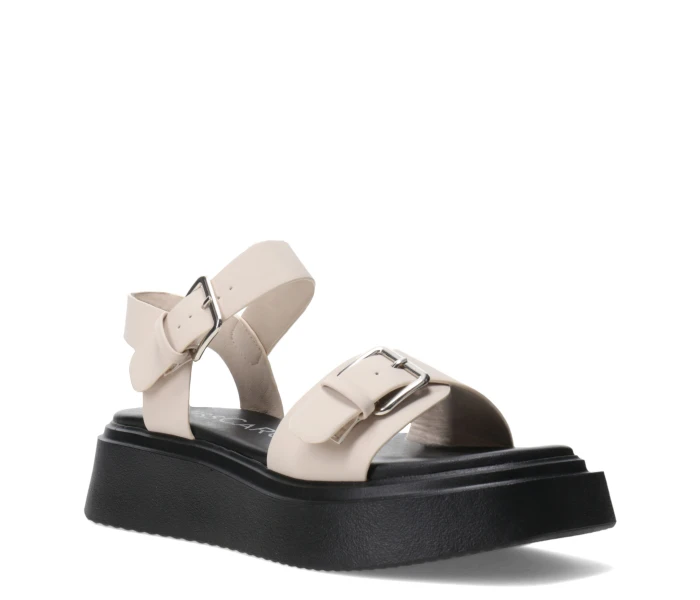 Sandalia MOPP con hebillas Nude