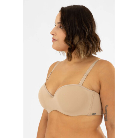 Strapless micro Marron