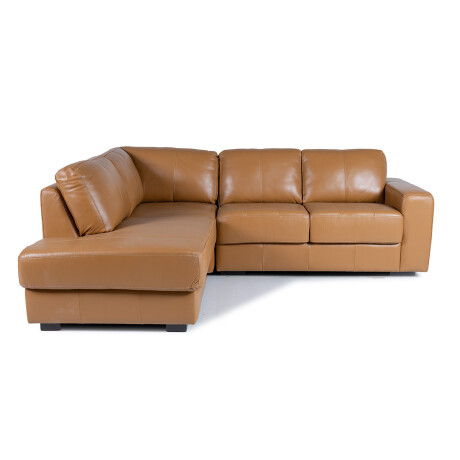 Rinconera Colorado - Cuero Básico - Chaise izquierdo Camel - (Preventa)