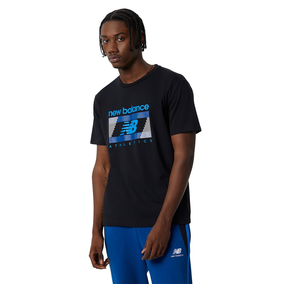 Remera New Balance de Hombre ATHLETICS AMPLIFIED - MT21502BK - BLACK 