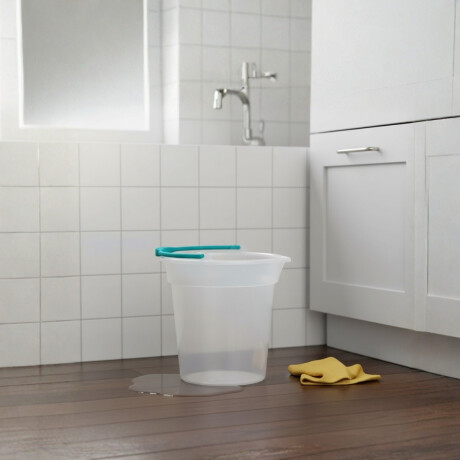 Balde translúcido 8 lts TRANSPARENTE