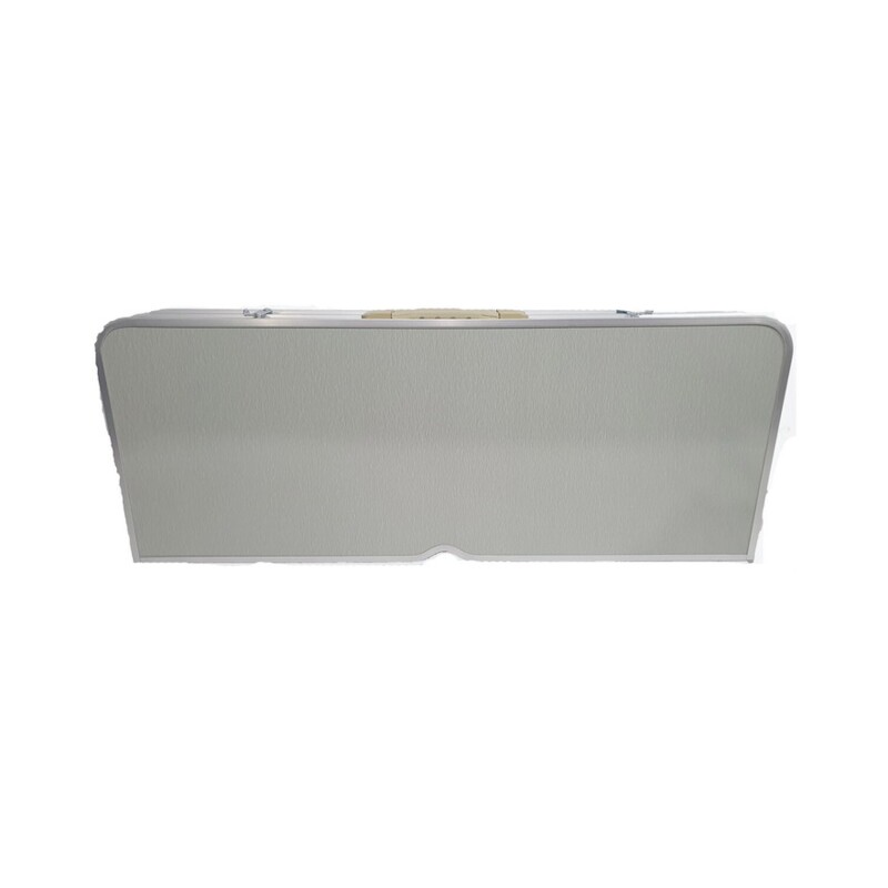 Mesa Plegable de Camping con 4 Bancos Arye Blanco