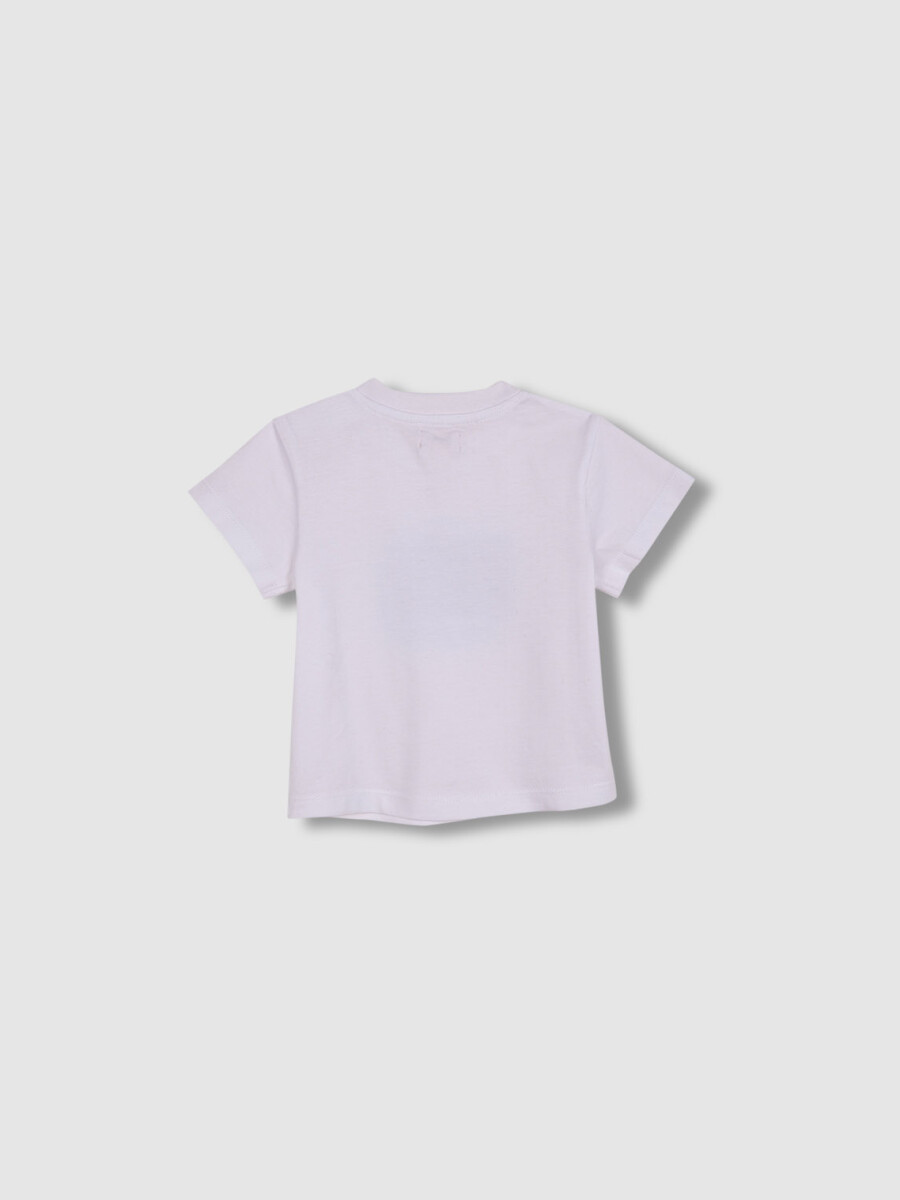 Camiseta Print Waves Blanco