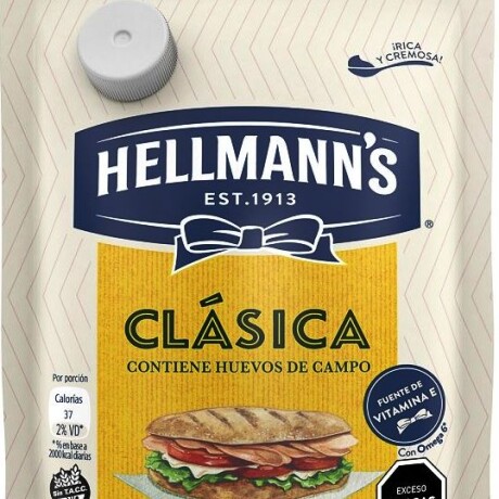 MAYONESA HELLMANNS CLASICA D/P 475G MAYONESA HELLMANNS CLASICA D/P 475G