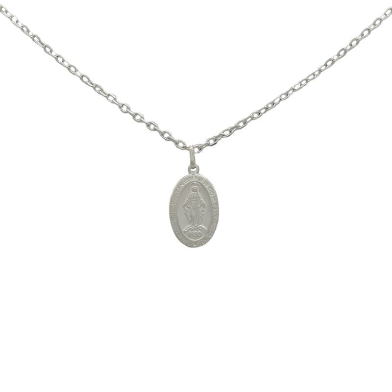 Dije Virgen Milagrosa-Plata 925-Sin piedra-CP3089 sinpiedra