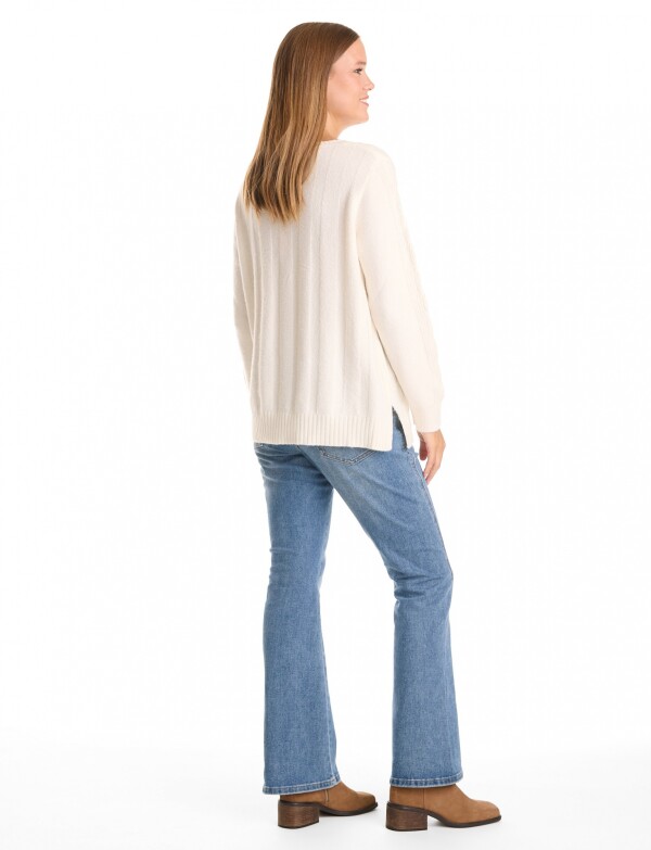 Buzo Soft Trenzas CRUDO