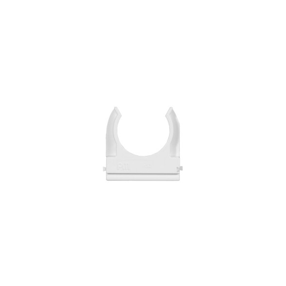 Grampa clip blanca para caño de Ø32mm C33432