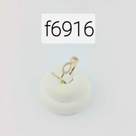 Anillo de oro 9k con circonias. Modelo INFINITO. Anillo de oro 9k con circonias. Modelo INFINITO.