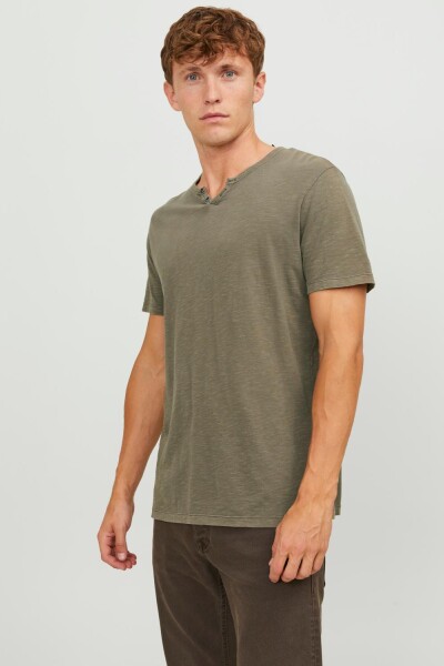 Camiseta Split Dusky Green