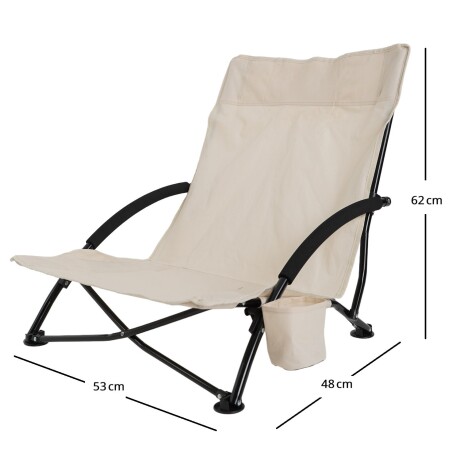 Silla Playera baja Silla Playera baja negra