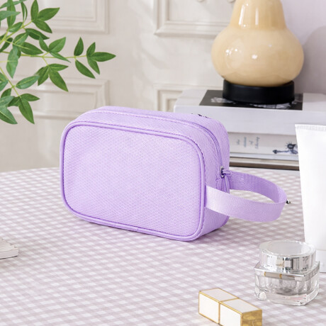 Neceser impermeable con asa - 20x12x7cm Violeta