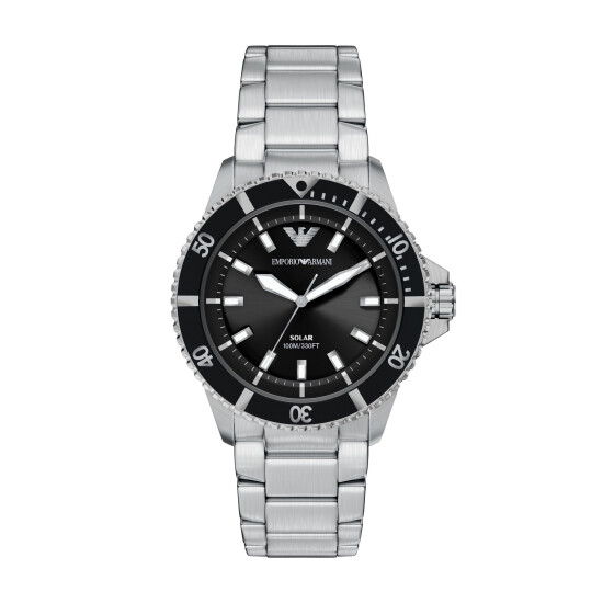Reloj EMPORIO ARMANI WORLD EXPLORER Acero Plateado Esfera 42mm 0
