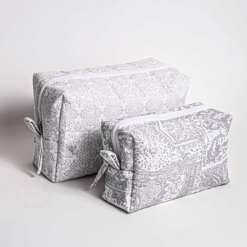 Set X2 Necessaires Quinn Col. Bea Corbatero Gris