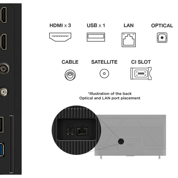 Smart Tv 55 Tcl 55v6c Led 4 K Google Tv Hdr Dolby TV 55 TCL 55V6C