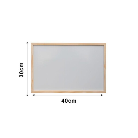 Outlet Pizarra doble blanco y negro 30x40cm Outlet Pizarra Doble Blanco Y Negro 30x40cm