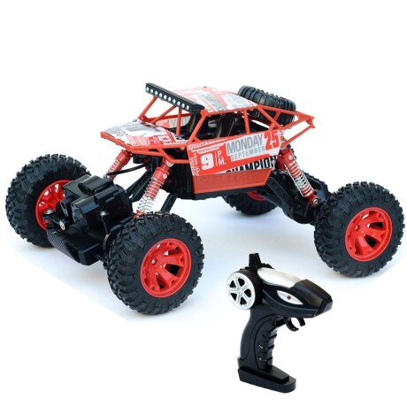 Auto Control Remoto RC Todo Terreno 4x4 p/ niños Rojo