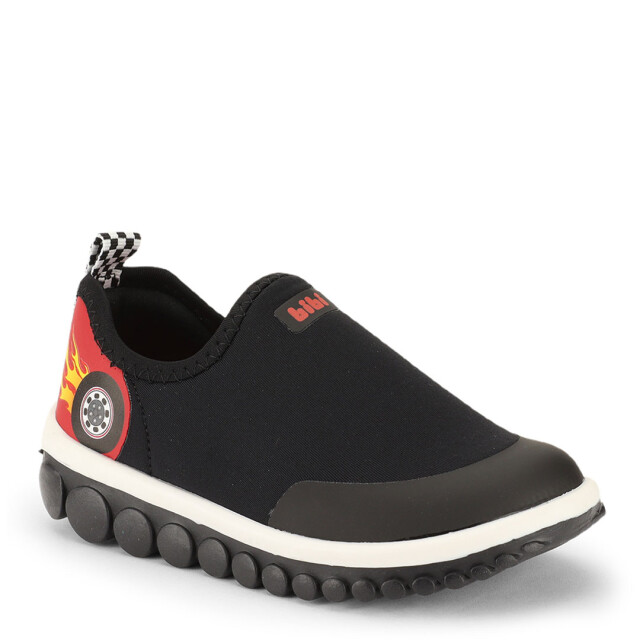 Championes Infantiles Bibi Roller 2.0 Negro - Rojo