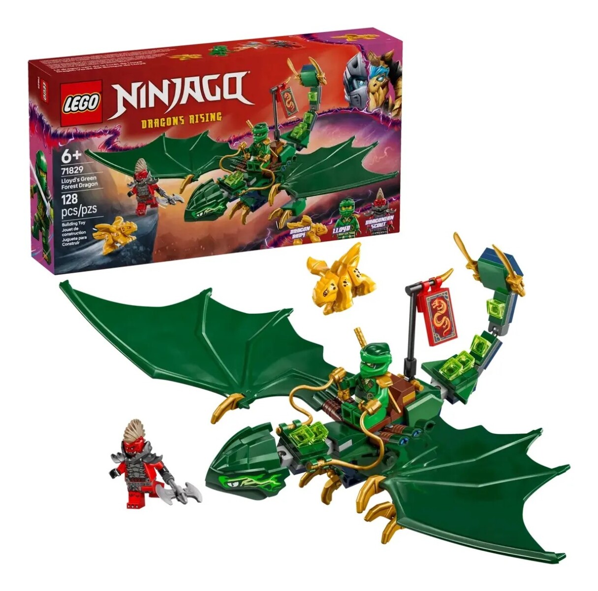 Lego Ninjago Dragón Verde Del Bosque De Lloyd 
