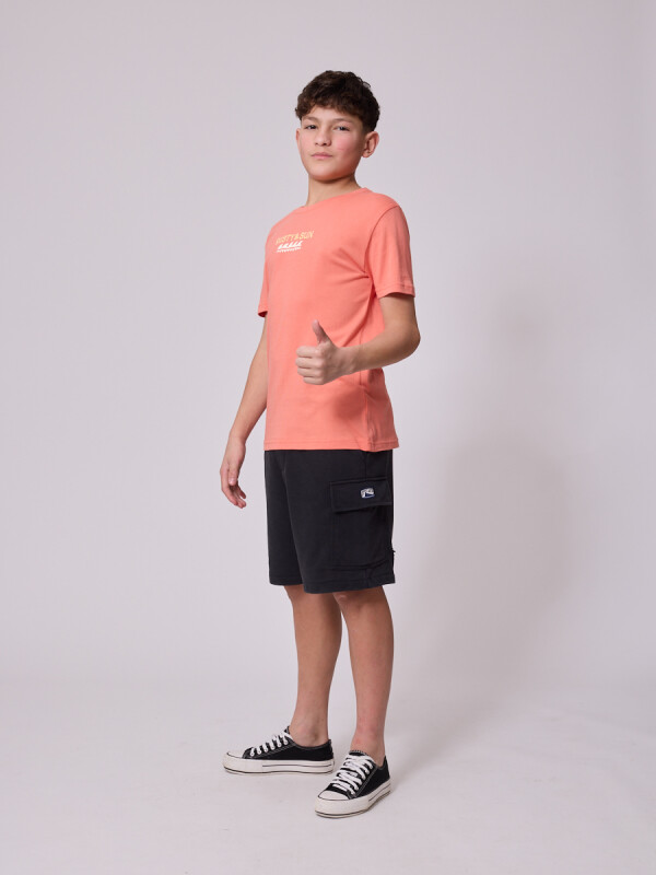 T-SHIRT MAREA TEEN RUSTY Durazno