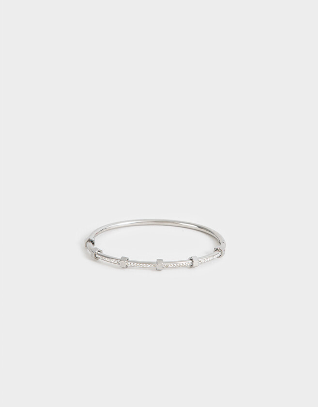 Pulseras Rígidas Premium Silver Pulseras Rígidas Premium Silver - Plateado