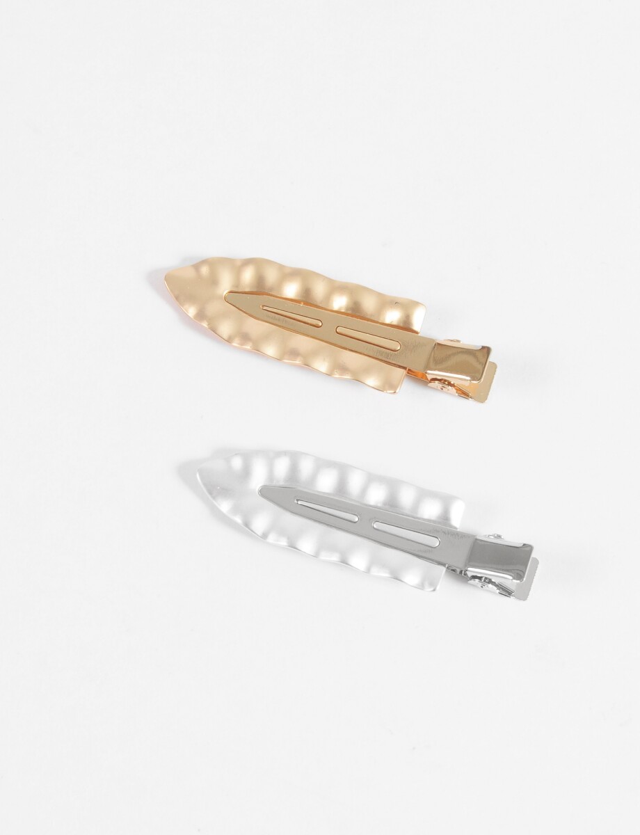 Set de clips texture - multicolor 