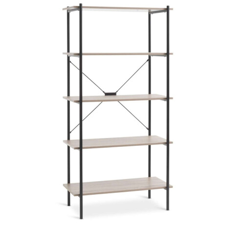 Estanteria Vandborg 5 Est Roble/Negro
