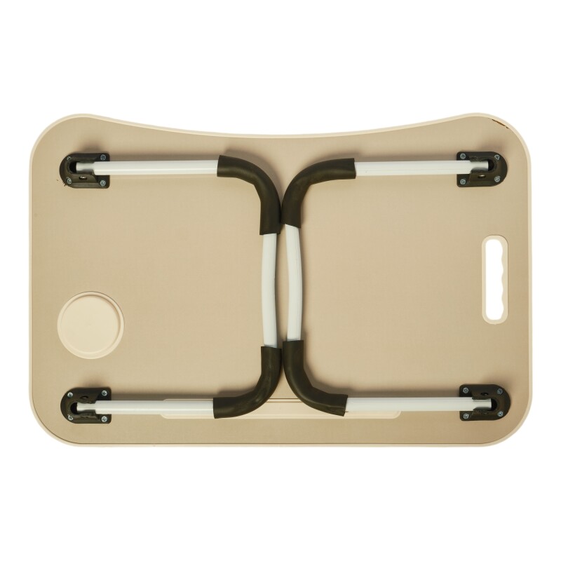 Mesa Laptop Cama Con Posa Vaso Celeste
