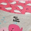 Set baberos bandana x3 delfin rosa