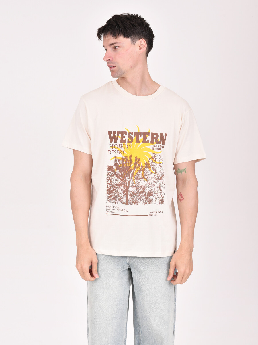 REMERA NAUPLIA WEST - BEIGE 