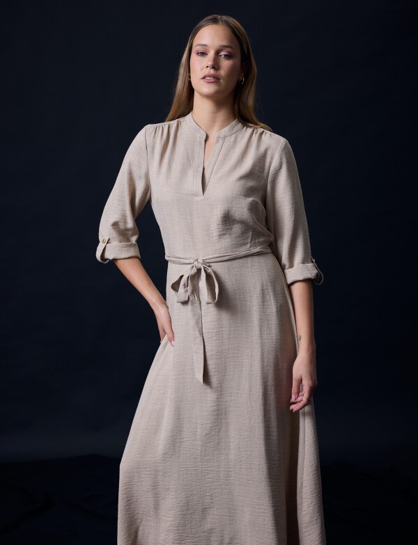 Vestido Maxi BEIGE