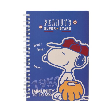 Cuaderno Snoopy B azul